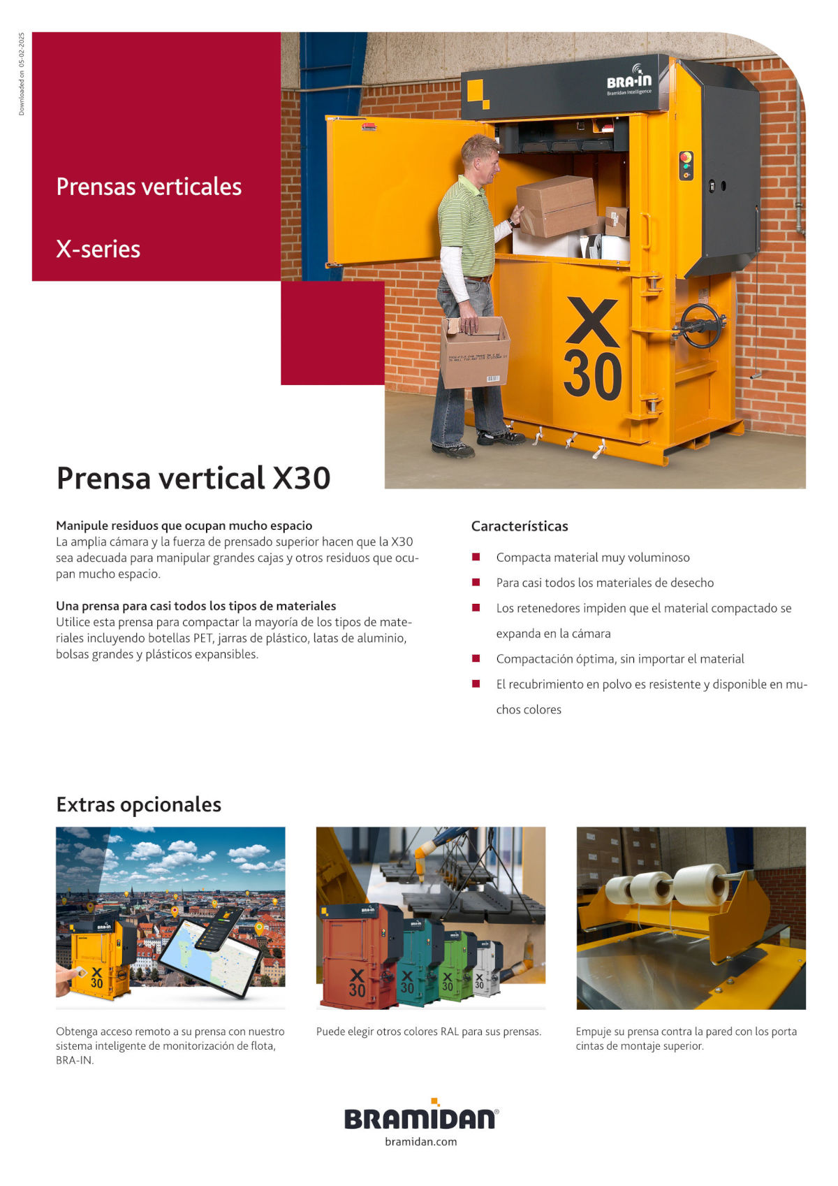 Prensa vertical X30 Bramidan
